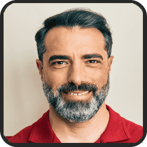 happy user sharing experience with spiritual chat platform